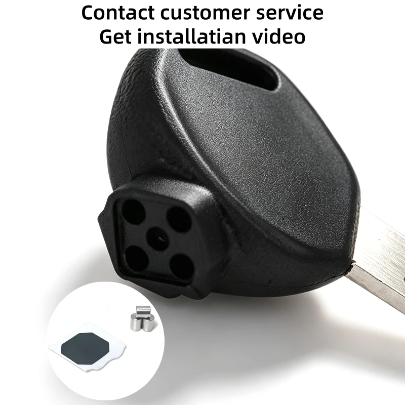 3Pcs/10Pcs For Honda DIO 56 Z4 Z125 SCR100 WH110 Motorcycle Key Blank New Continental Wuyang Key Zoomer with Magnet Sticker