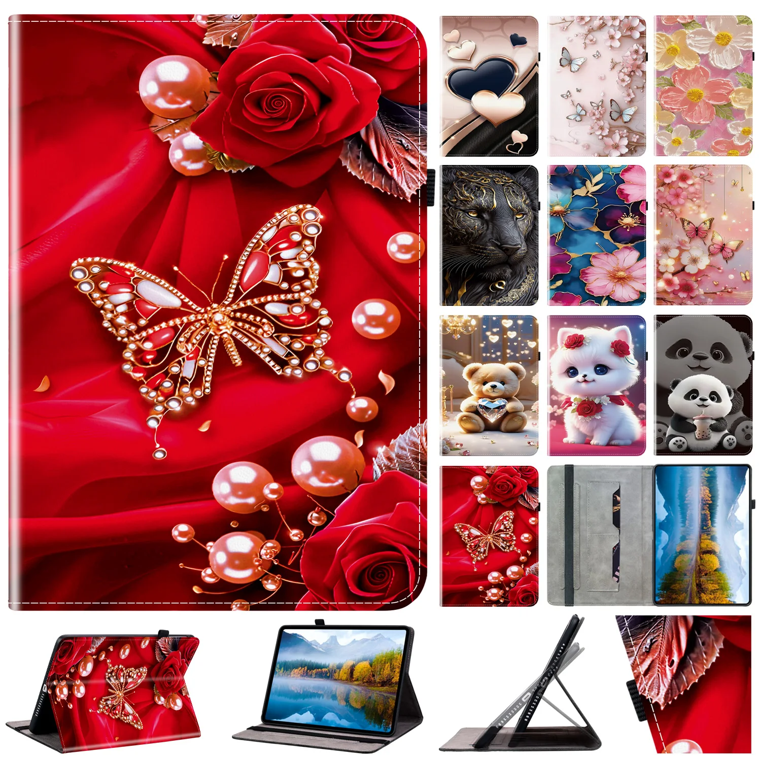 yZ[zSamsung Galaxy Tab A11 A9 + 8.7 Plus S5e T720 ^ubgP[X Tab A 10.1 T510 A8 X200 S4 10.5 S6 A7 Lite 10.4 VFpU[P[X