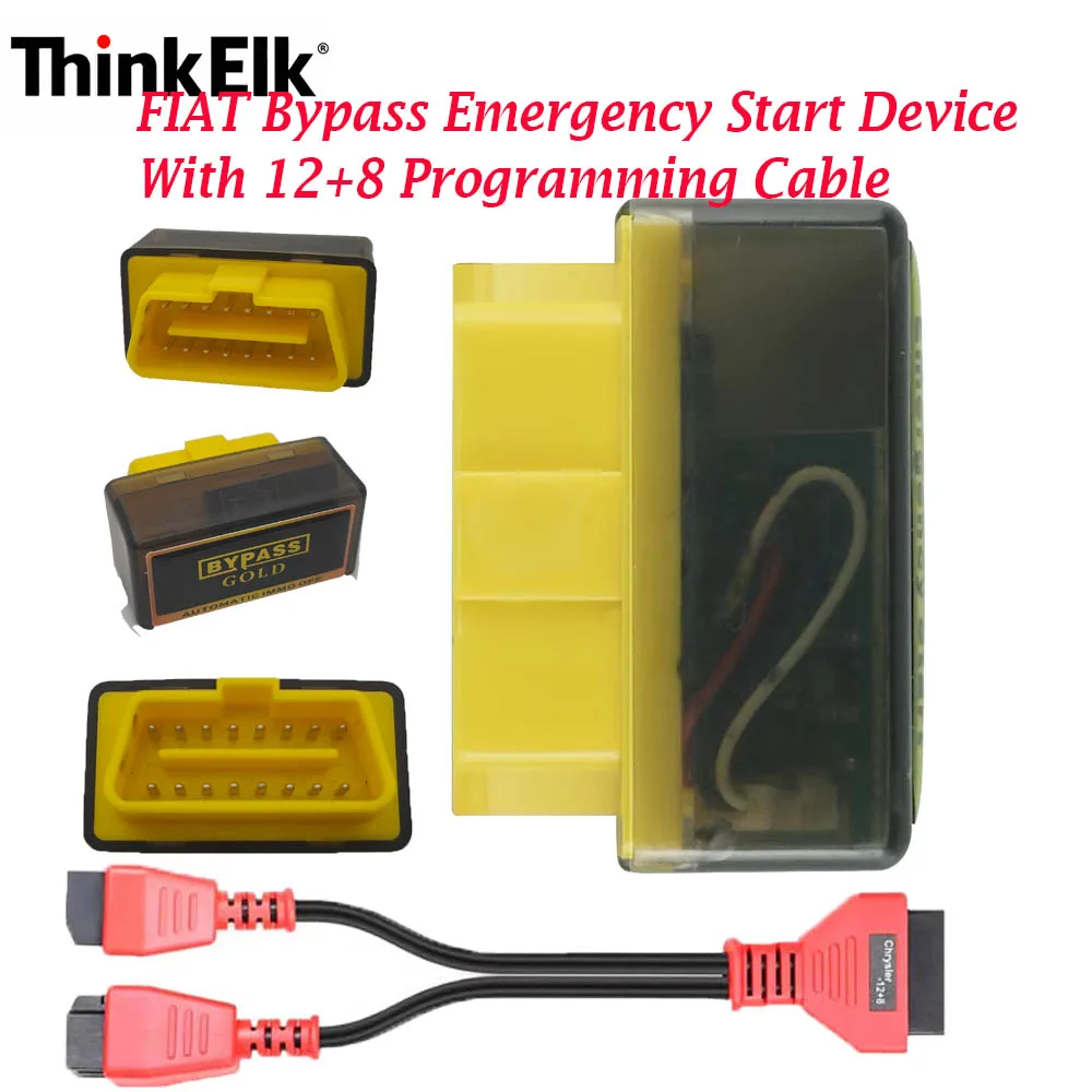 FIAT By-pass - Emergency Start Device Fit for Xhorse Launch Autel MS906S 908S MS906BT work vehicles equipped with metal key