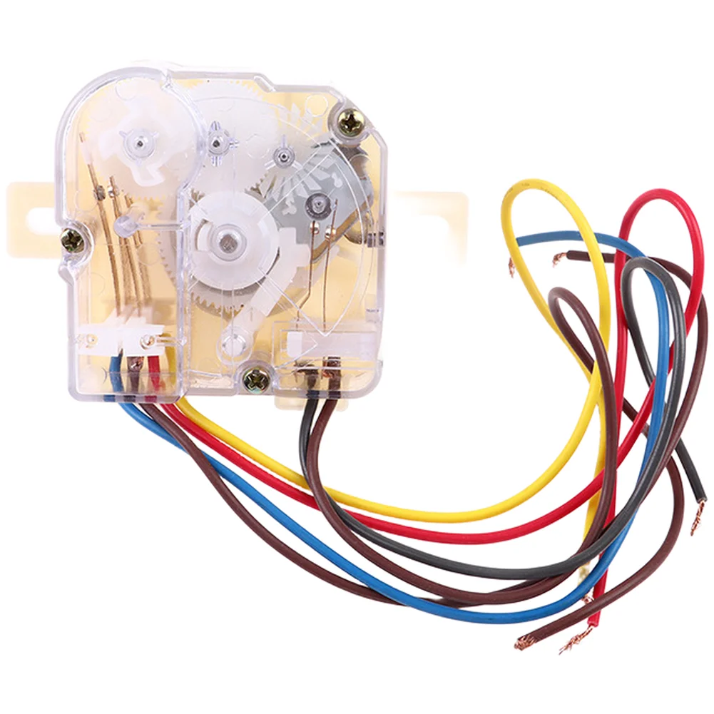 

For Semi-automatic Washing Machine Plastic Knob Twin Tub Timer For Washing Machine Repair White 180-degree Rotation