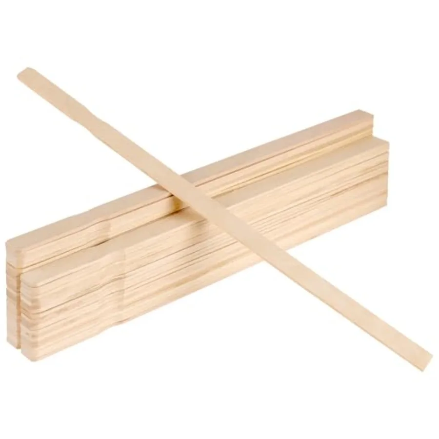 50 PCS Paint Stir Sticks, 17 inch Wooden Paint Stirrers, Long Wood Mixing Sticks for Crafts, Stirring, Garden Plant
