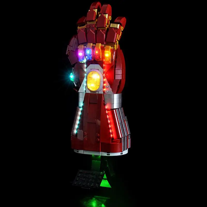 LYBMTWF Kit de iluminación LED compatible con el modelo Lego 76223 Nano Gauntlet (NO incluye los ladrillos modelo)