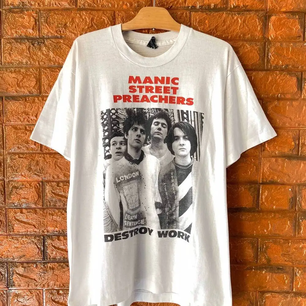 Vintage 90s Manic Street Preachers “Generation Terrorist” 1992 T Shirt English