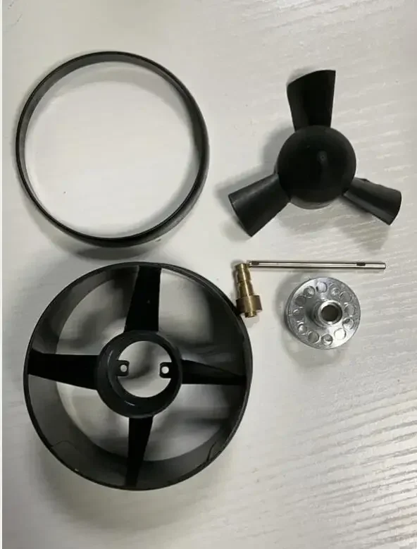 JFtech 78-80mm Duct Fan Unit 3-Blade 3 Blades Propeller Kit Set without motors for RC Ducted Fan EDF Jet Aircraft Airplane