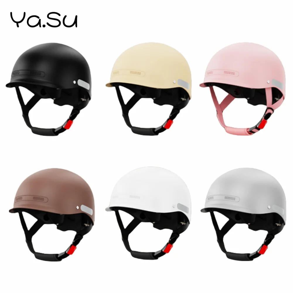 

Electric Motorcycle Helmet Summer Lightweight Breathable Half Helmet Four Seasons Universal Helmet