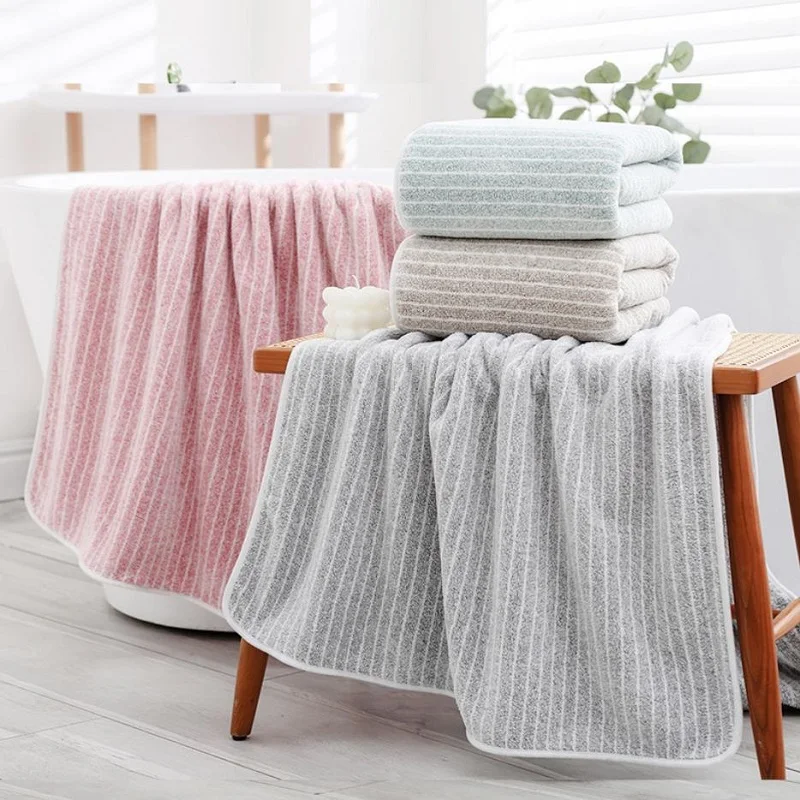 1pcs Bath Towel Coral Velvet Soft Super Absorbent Adult Beach Towel Luxury Hotel Spa Bathroom Towels For Home 27.56*55.12inch