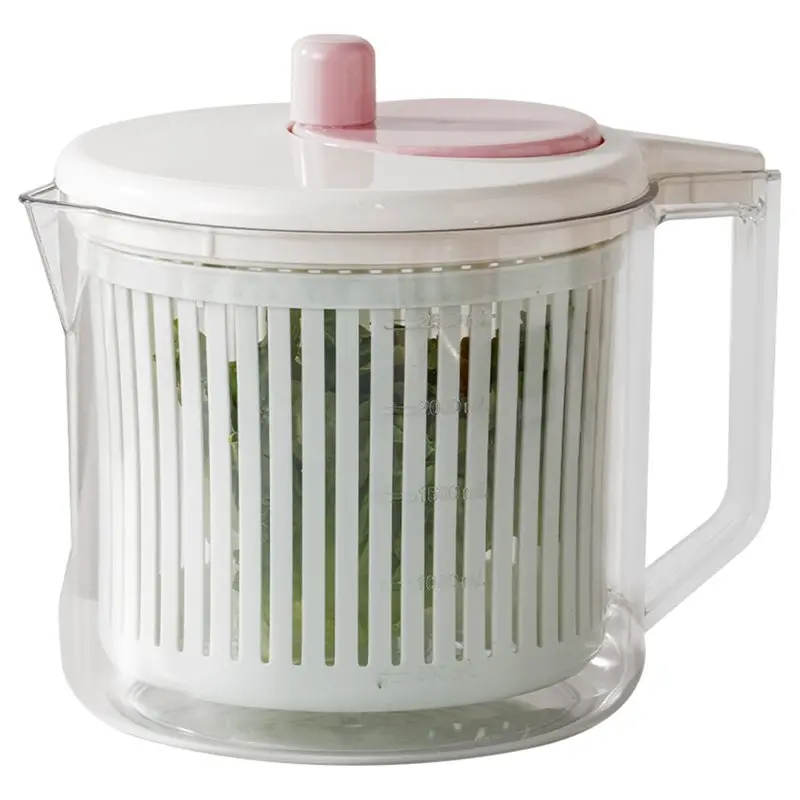 ABUN-Mini Lettuce Salad Spinner And Dryer Compact Veggies& Fruit Washer Dishwasher Safe Small Salad Drying Tool