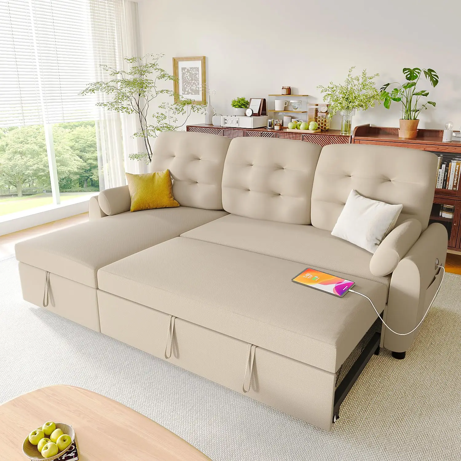 Sleeper Sofa Bed, 8…