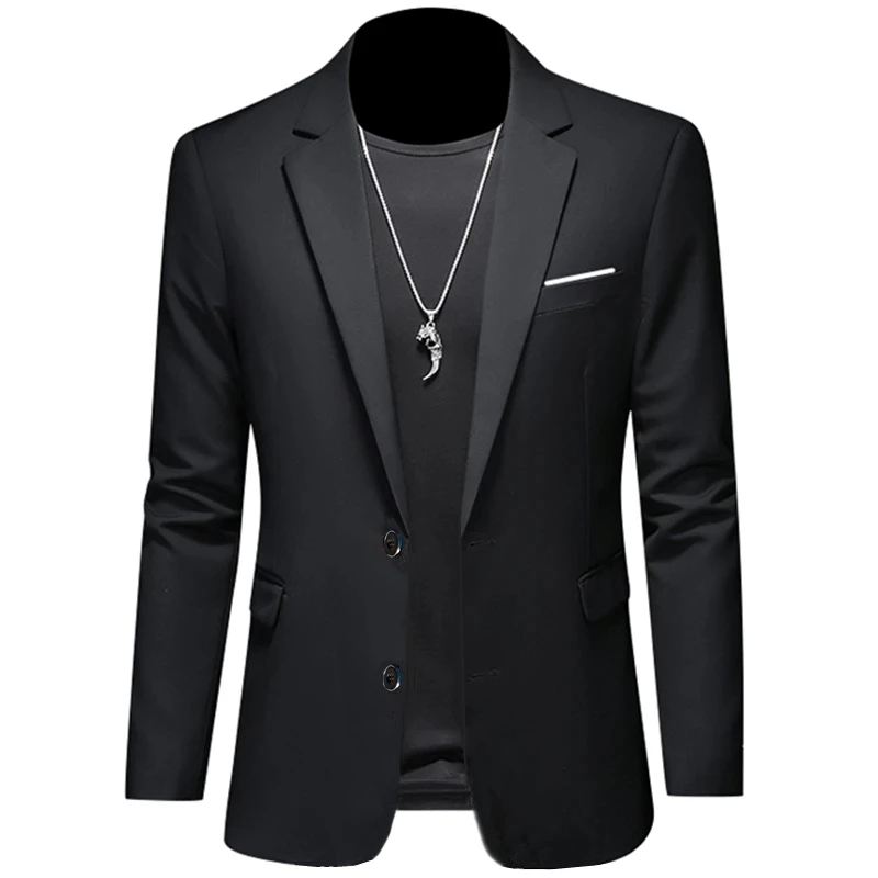 Chaqueta informal de negocios para hombre, traje Formal ajustado, chaqueta, abrigo, 25265590