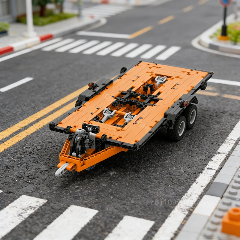 

NEW MOC Technical F-150 Raptor Trailer Building Blocks Model Applies To 42126 Pickups Trailer DIY Assembly Children's Toy Gifts