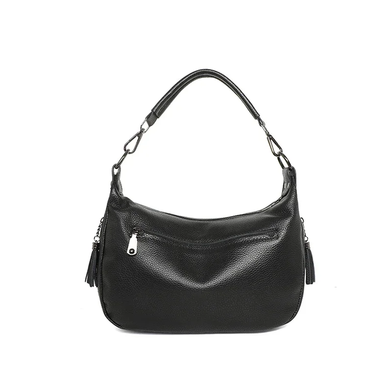 Echtes Leder Hochwertige Damen-Tragetasche Designer-Umhängetasche Retro Casual Damen-Schulter-Messenger-Handtaschen 2026 – Detail 15