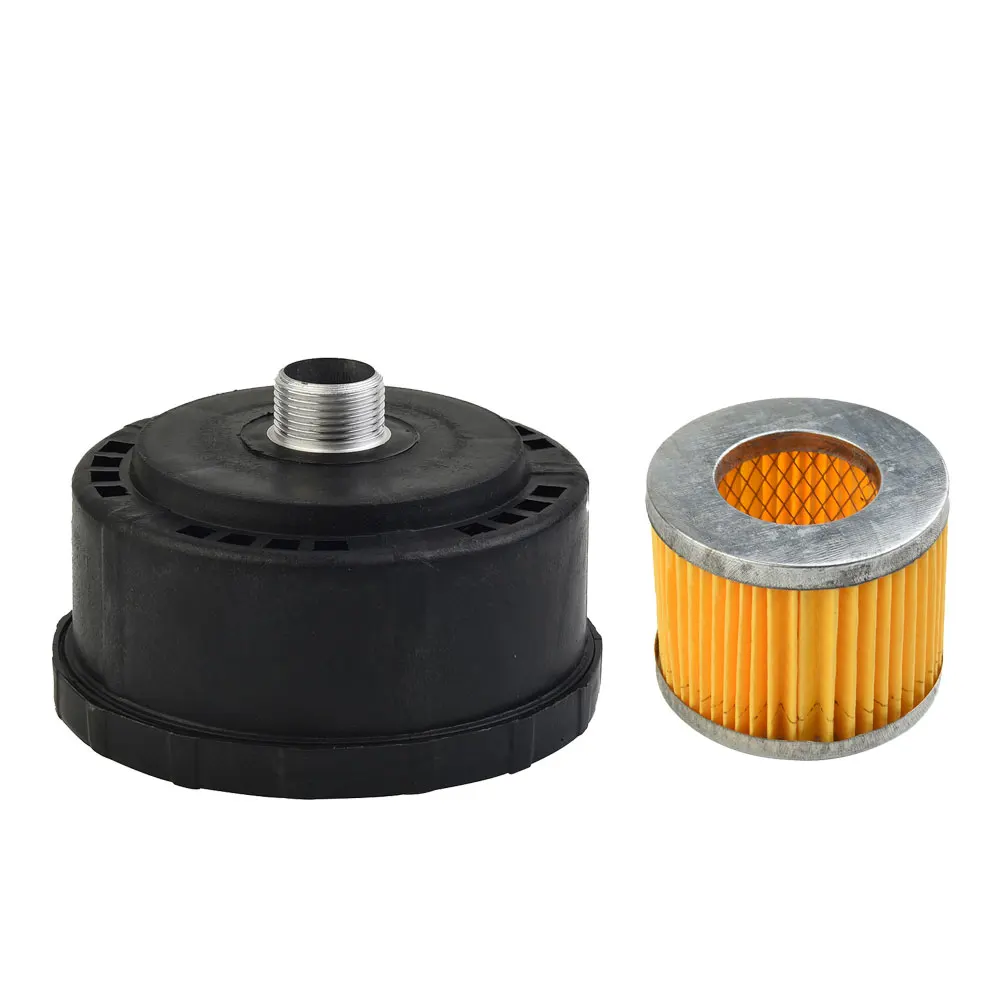 2pcs Filter element Set Muffler Kit Replacement Part Black Intake Vacuum Pump For piston style 25MM 80/32MM 90