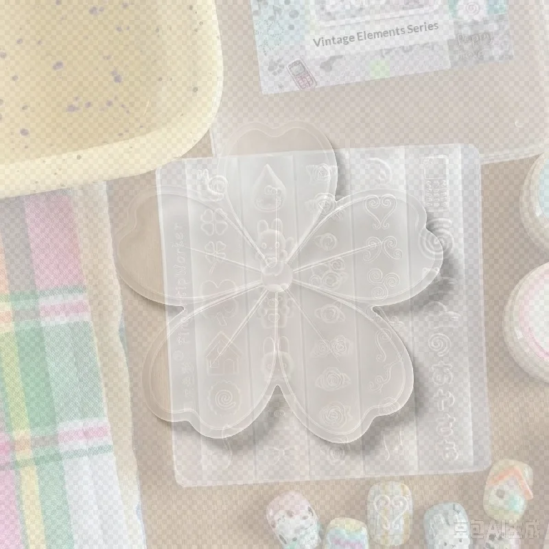 3D Silicone Nail Art Mold With Cute Cartoon Multiple Patterns Nonstick For DIY Nail Decoration Charm Making Tools