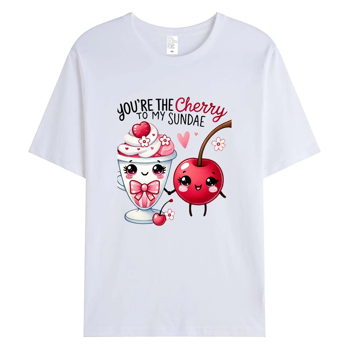 

Women's Tee Fashion Crewneck New Graphic Print Cotton T-shirt Soft & Breathable Short Sleeve Tshirt Loose Fit Summer Lady Tops