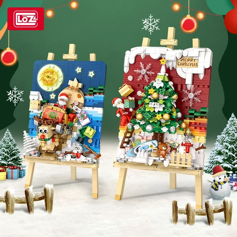 

Unique Christmas Gift Building Blocks Sleigh Christmas Tree Stereoscopic Halloween/Thanksgiving Day/Christmas gift