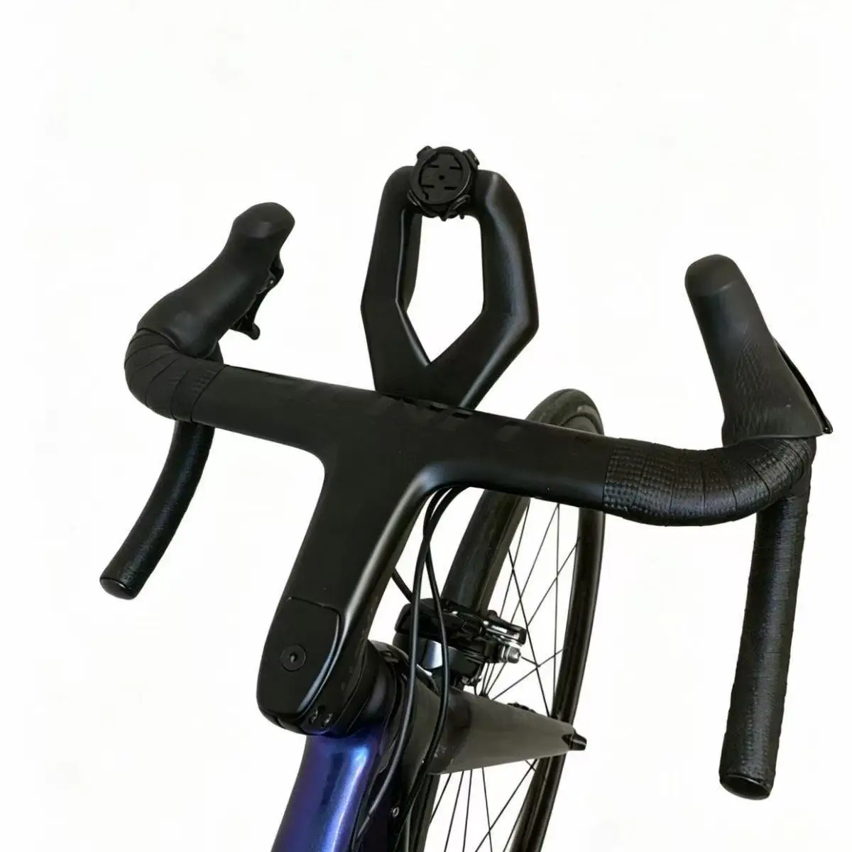 Picture 3: PETG-CF Carbon Reinforced Aero Bike Computer Mount, Integrated Handlebar Stem Code Table Holder, Vibration Resistant Bracket