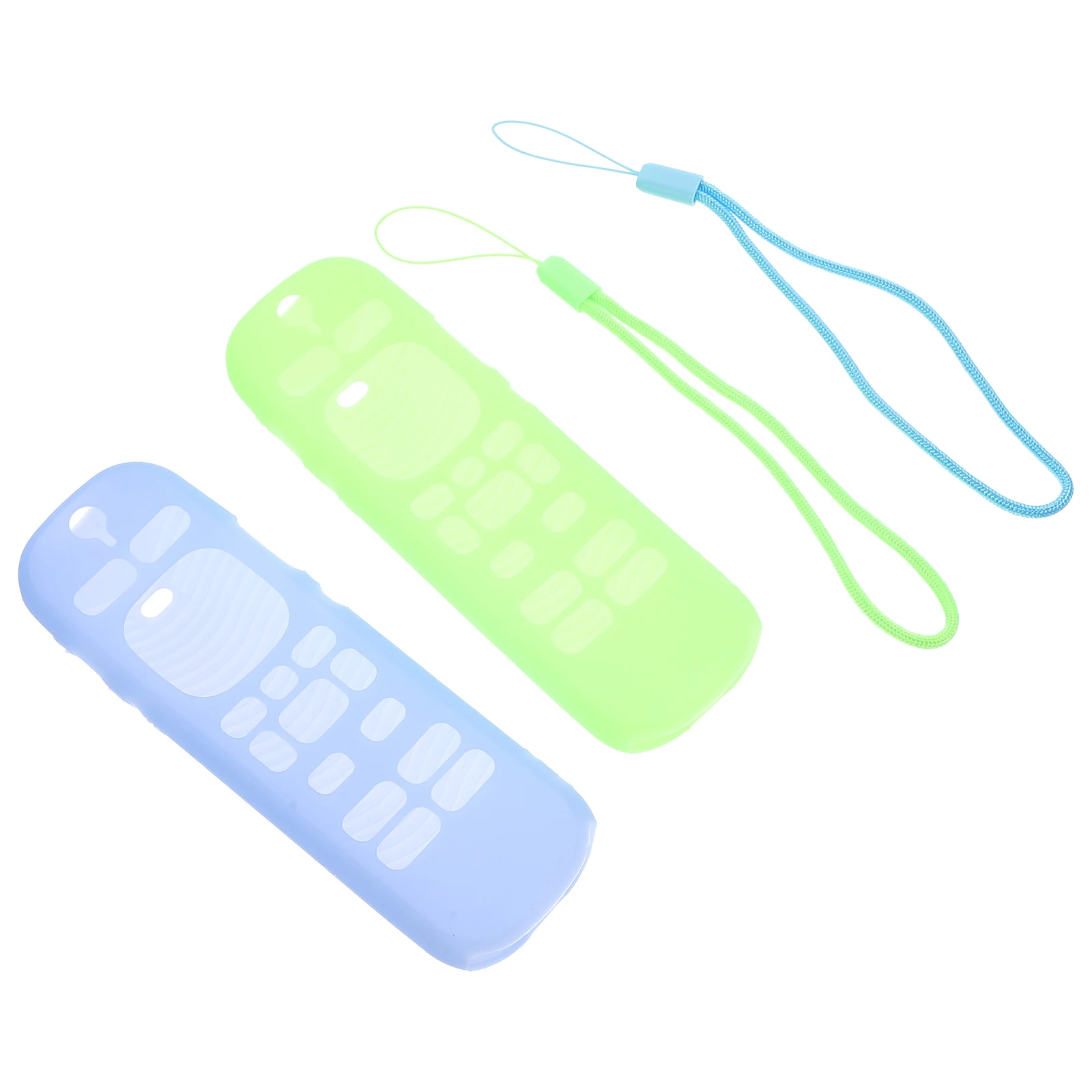 

2pcs Remote Controller Cover Shockproof Silicone Case Anti Scratch Full Coverage Flexible Remote Protective Shell