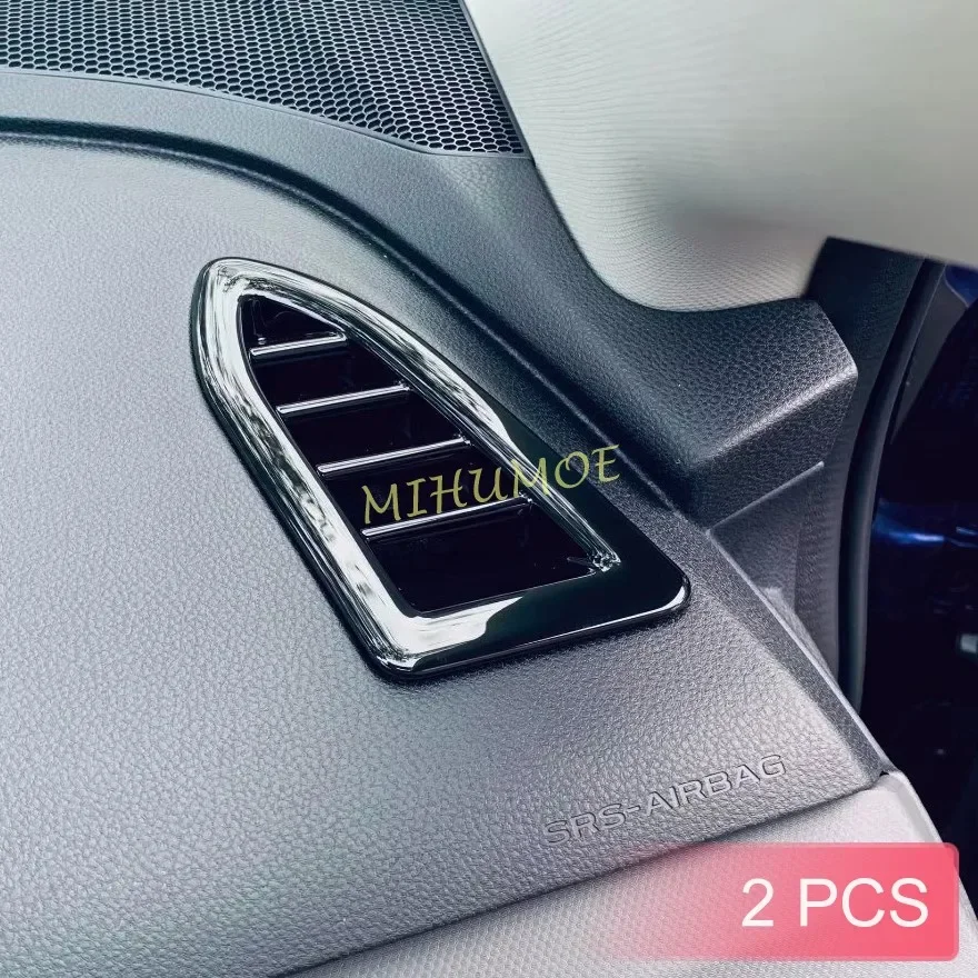 

Glossy Black Interior Dashboard Air Vent Cover Trims Accessories For 2024 2025 Subaru Crosstrek Impreza
