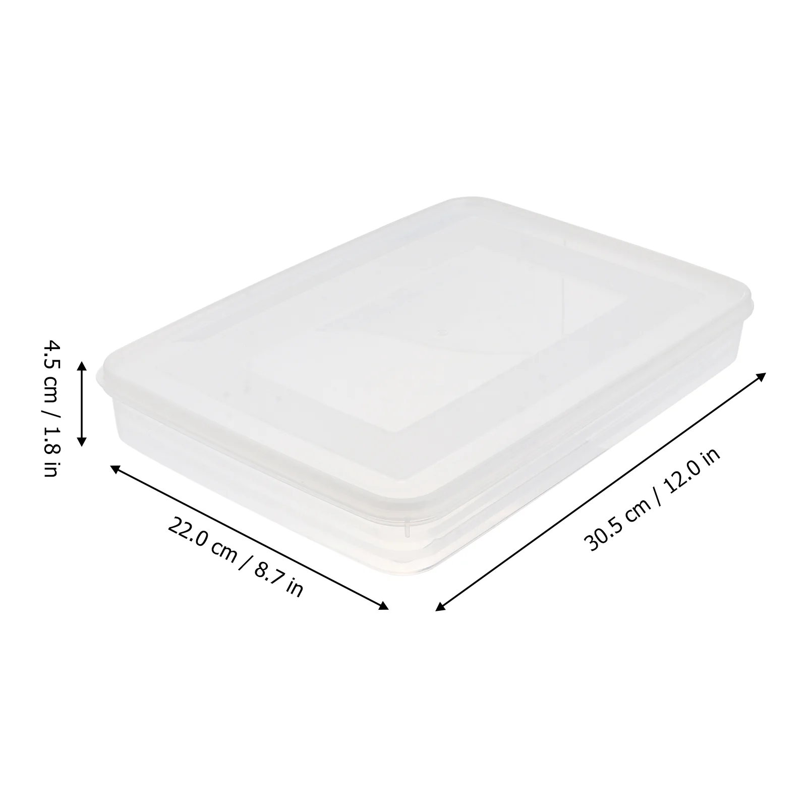 Convenient 2PCS Transparent Dumplings Container Refrigerator Storage Box for Organizing and Preserving Dumplings