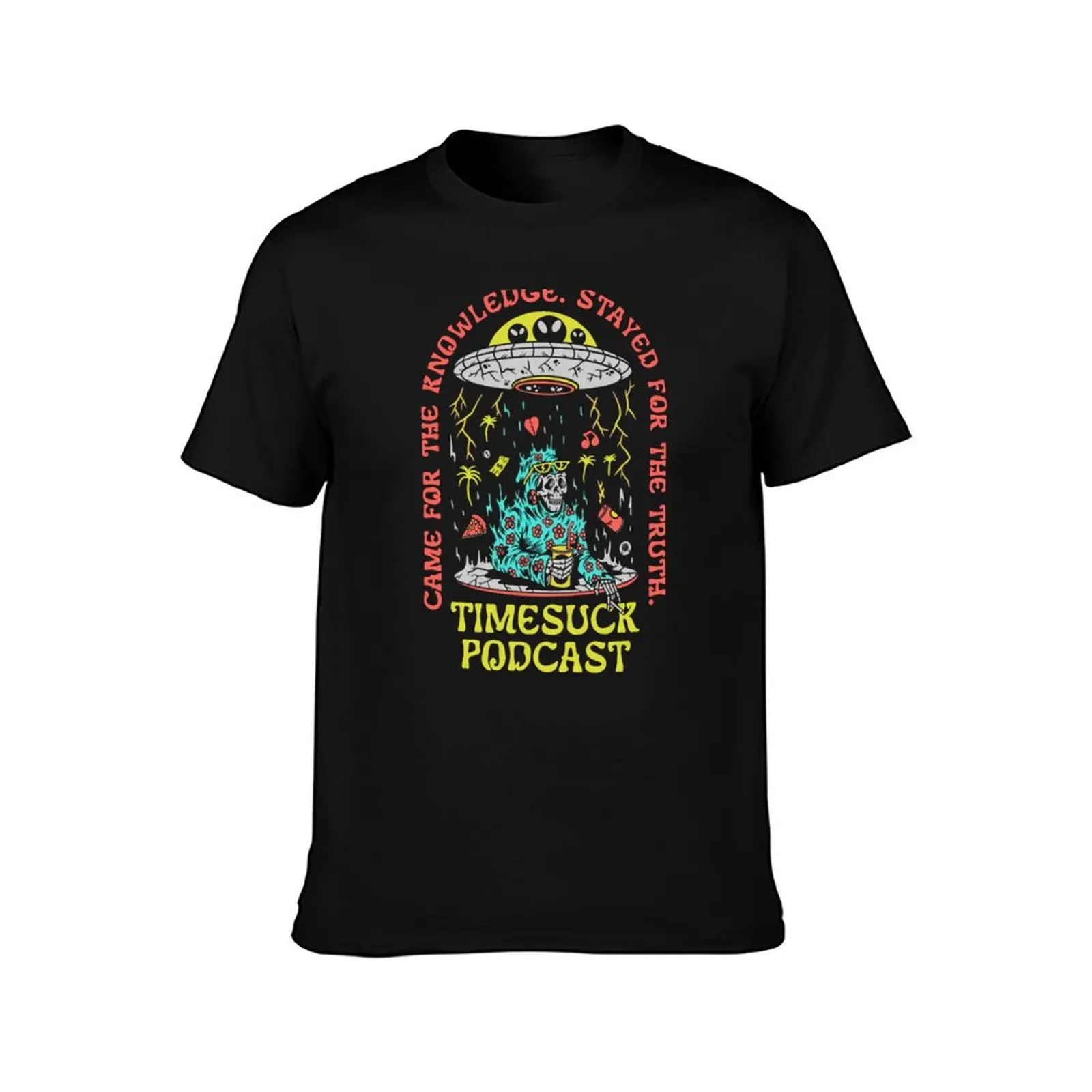 Timesuck Podcast m-erch Knowledge Truth 1 T-Shirt Soft Lightweight Cotton T-Shirt