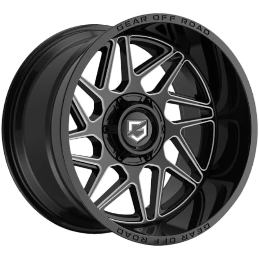 

Off Road 761BM Ratio 20X12 Black/Milled 6x135/139.7 ET-44 Wheel Rim