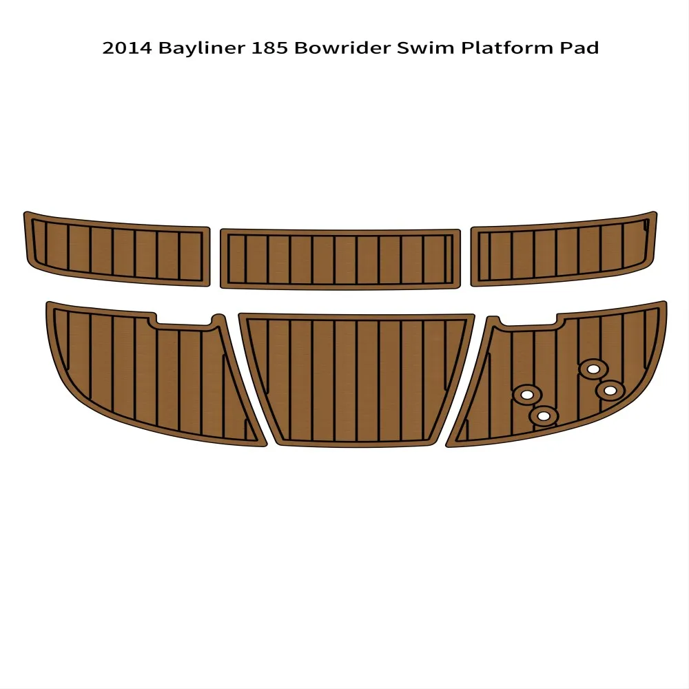 

Платформа для плавания, лодка, EVA пена, Тиковый напольный коврик, коврик для 2014 Bayliner 185 Bowrider
