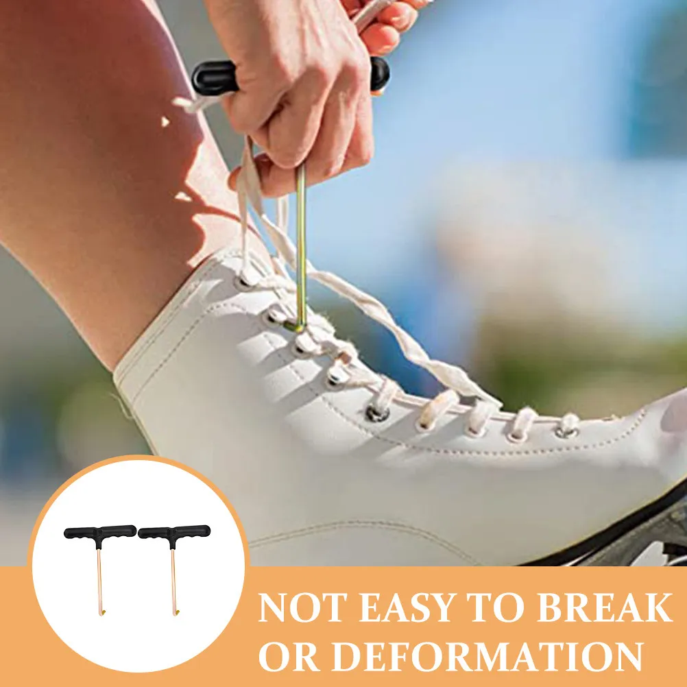 

10Pcs Portable Shoelace Tighteners Heavy-Duty Shoe Lace Puller with Finger Grooves Lever Design for Skating Carry