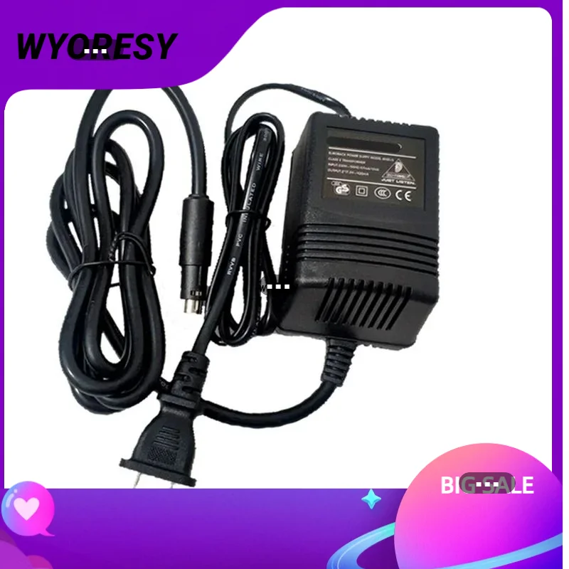 WYORESY Новый США для микшера BEHRINGER UB502 802 MX602A/1002 1202 XENYX внешний адаптер питания 3 стежка 220 В WYORESY Новый США для микшера BEHRINGER UB502 802 MX602A/1002 1202 XENYX внешний адаптер питания 3 стежка 220 В