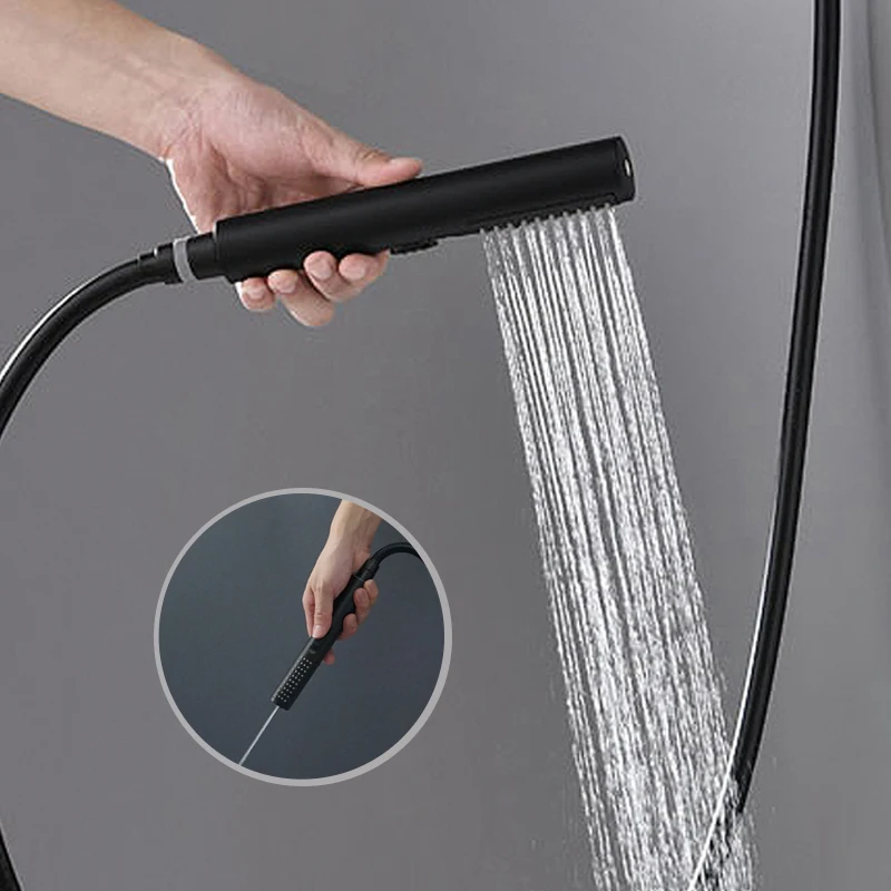 High Pressure ABS 3 Function Rain Shower Head Shower 1.5M Hose Stainless Steel Adjustable Lifting Rod Bathroom Accessories - Image 5