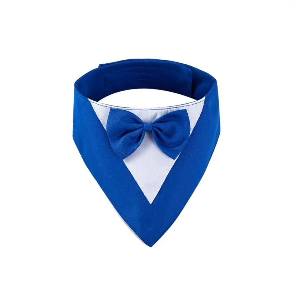 

Saliva Towel Dog Bow Tie Comfortable Business Suit Pet Bandana Fashion Adjustable Cat Triangle Scarf Wedding Pet Accessories