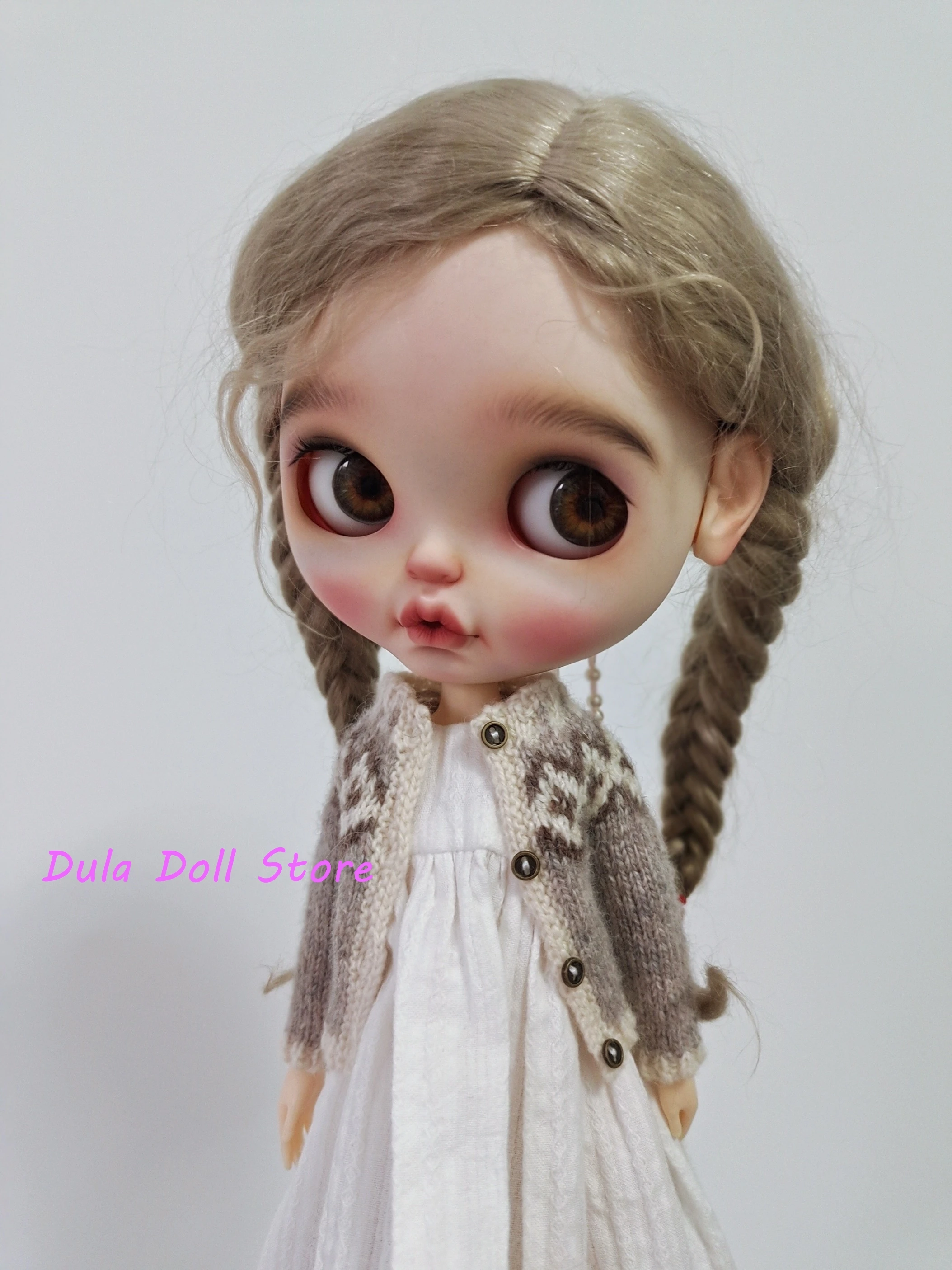 Dula Doll Clothes Dress clothesWool thread sweater Blythe Qbaby ob24 ob22  ob11 Licca ICY JerryB 1/6 6 points body doll