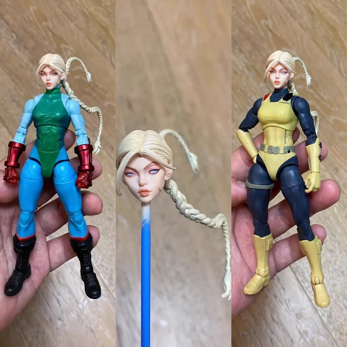 【30days Made】1/12 Scale Female Soldier Playable Character Cammy Unpainted/Painted Head Sculpt Accessories Fit 6''Action Figure