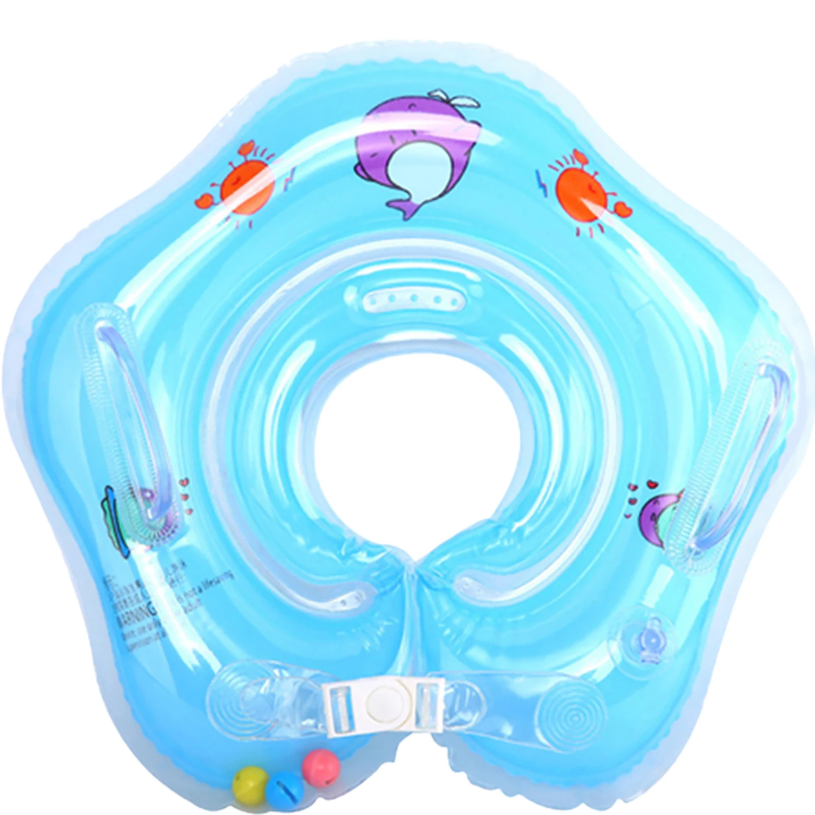 Swimming Baby Accessories Cartoon Printing Style Double Handle Designfor Bathing