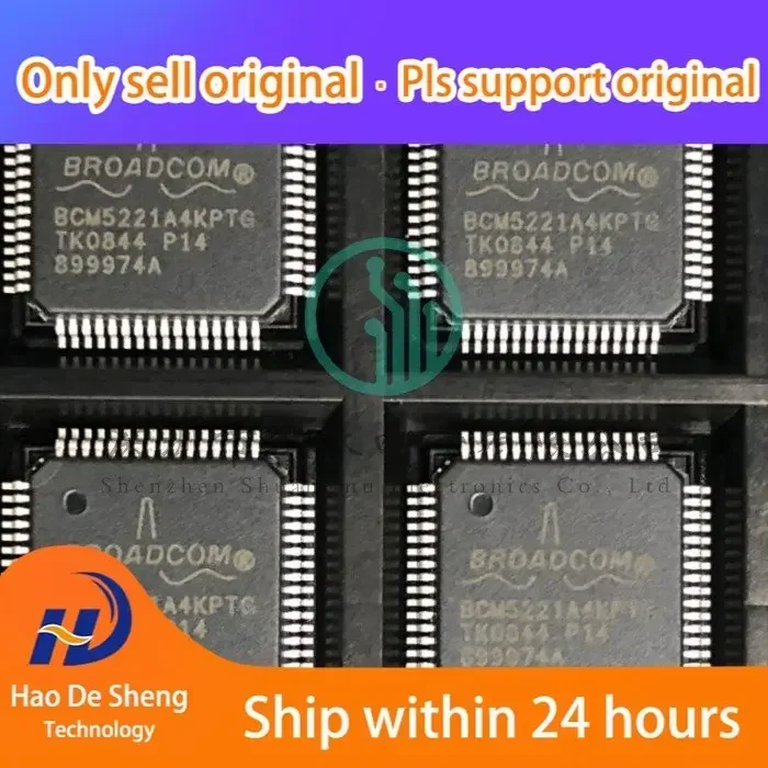 

10 шт./лот BCM5221A4KPTG BCM5221 TQFP-64, новый оригинальный, в наличии, для повербанков