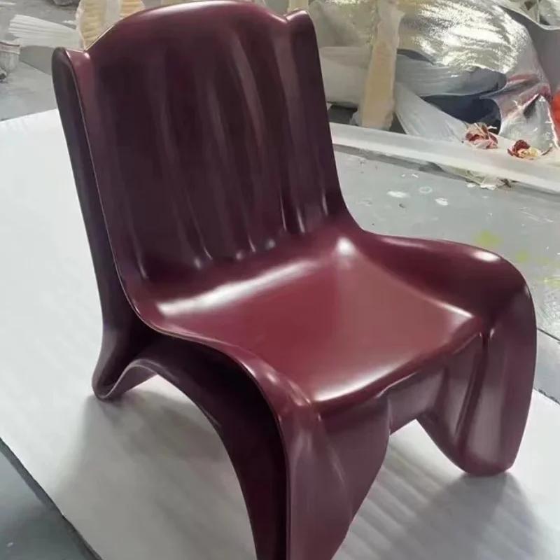 

✿–q New Arrivals Modern Neo-Chinese Style FRP Single Chair Ergonomic Leisure Chair for Living Room Bedroom