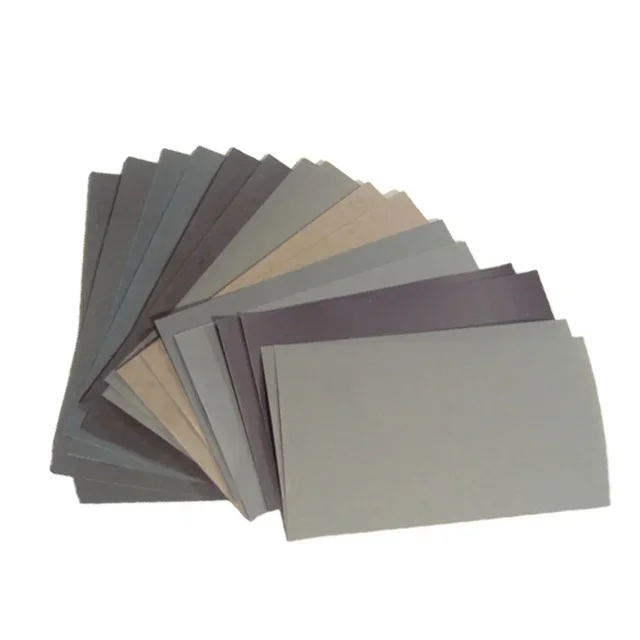 15Pcs Sandpaper Assortment 400-3000 Grit, Wet & Dry Dual Use Abrasive Sheets for Polishing and Precise Surface Sanding Work 4