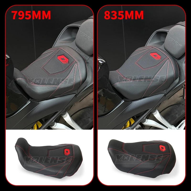 For QJMOTOR SRK800RR SRK600RS SRK 800RR SRK 600RS Motorcycle Accessories High Seat Cushion Modified Lift Seat Cushion Set
