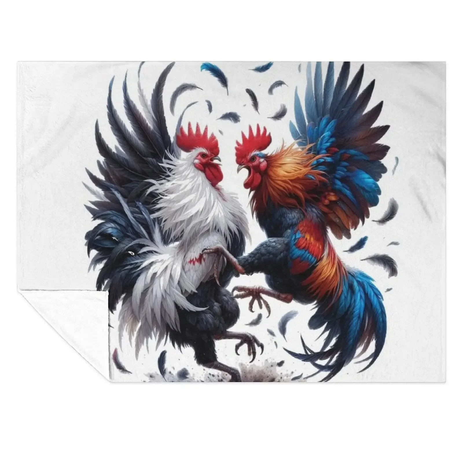 

Peleas De Gallos Cockfighter Game Fowl Cockfighting Rooster Throw Blanket Hairys Luxury Throw Bed covers Stuffeds Blankets