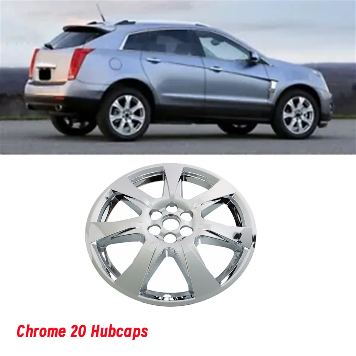 Car Clad Cover Wheel Rim 20 Inch for Cadillac SRX 2010-2016 22770789 9597418 Wheel Chrome Rim Assembly