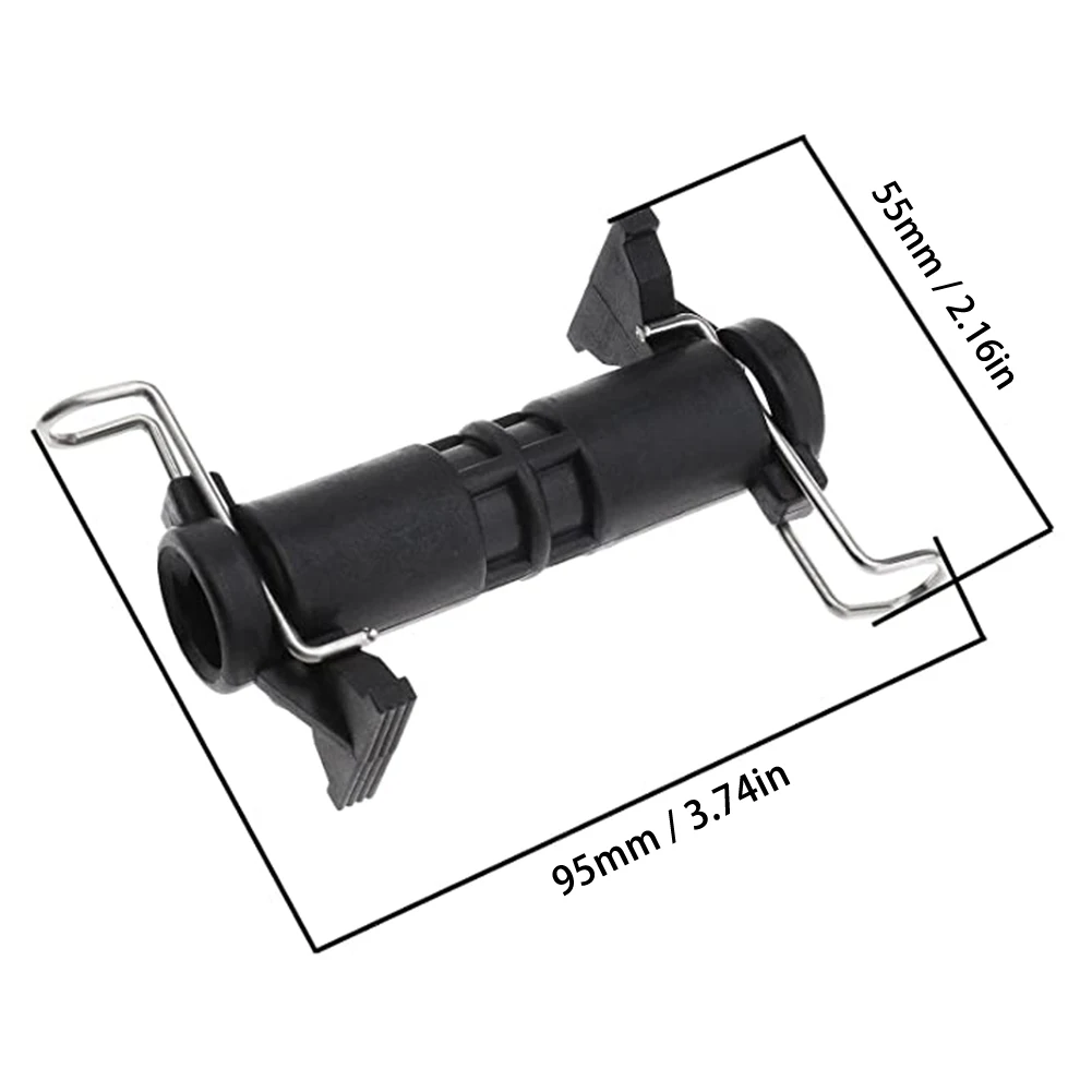 For Karcher Pressure Washer Quick Fit Hose Joiner Connector Nylon Material Black Color Maximum Pressure 660bar/1000psi