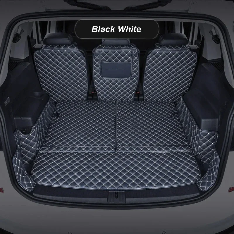 Leder Kofferraum abdeckung für vw touran l 2013-2017 wasserdichte Schutz matten Zubehör voiture