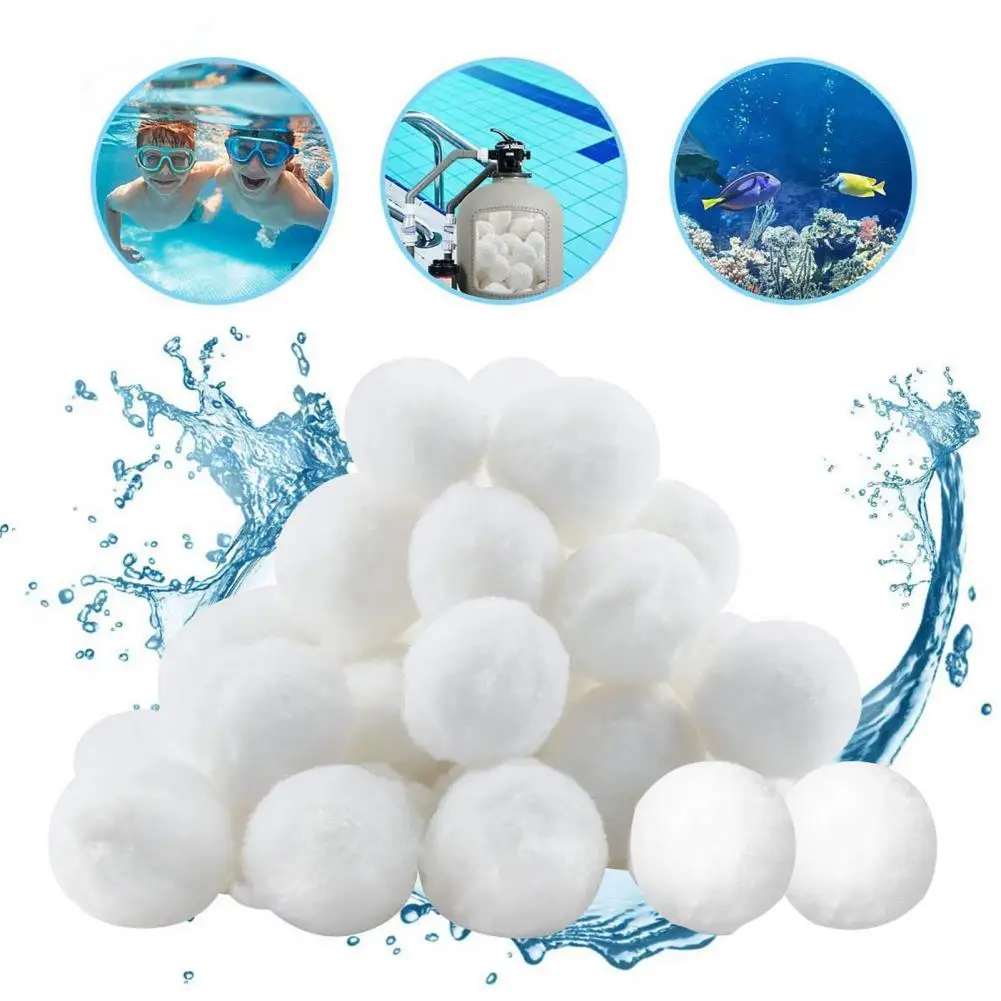 1 Bag 5cm Swimming Pool Filter Balls Eco-Friendly Reusable Aquarium Fish Tanks Filter Ball Pool Sand Replacement Home Supply