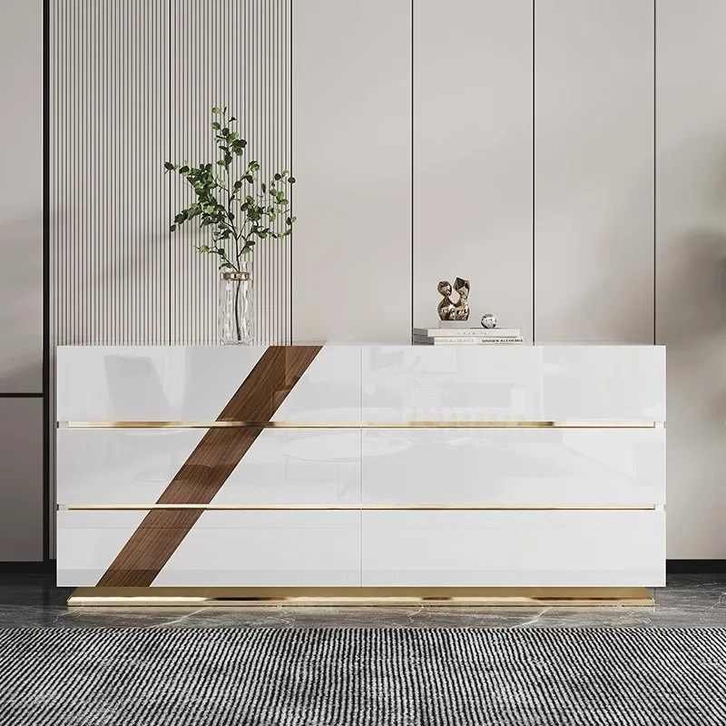 خزائن غرفة المعيشة الذهبية الكبيرة ديكور المنظمون الفاخرة غرفة نوم خزائن غرفة المعيشة أدراج التخزين أثاث Szafki Do Salonu #5