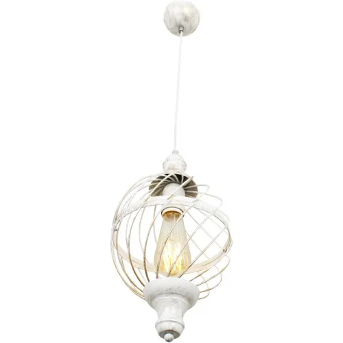 Taşcan Lighting Feyza Single White Patinated Pendant Lamp Chandelier image 4