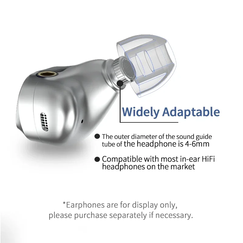 BGVP B01 أطراف أذن من السيليكون لملحقات سماعات الأذن داخل الأذن، مادة صديقة للبشرة، أطراف أذن بديلة