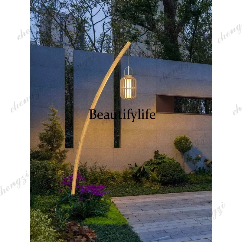 EE182 Waterproof high pole light Park bamboo landscape outdoor garden light Outdoor homestay scenic spot decorative light