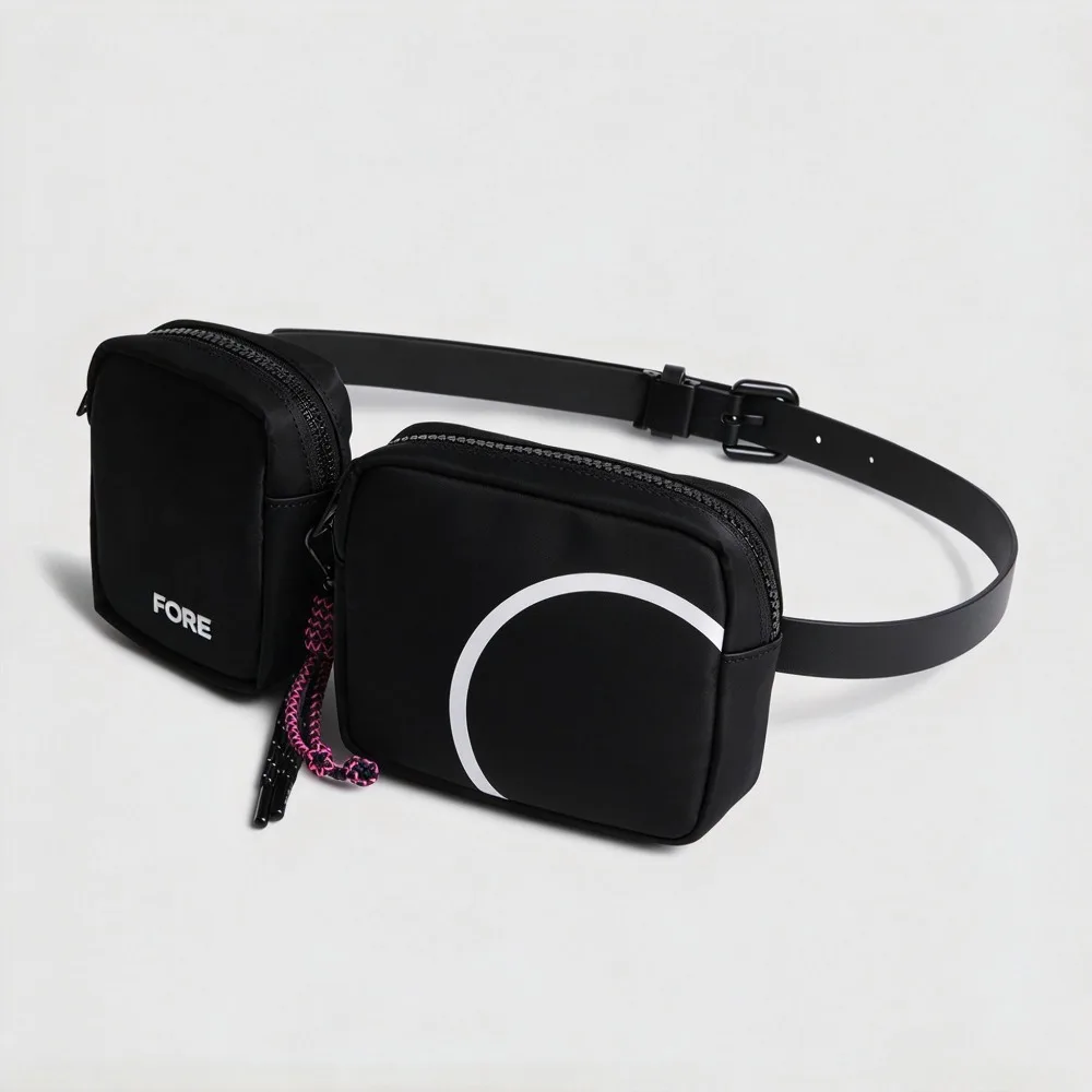 Unisex Golf Waist Bag 2026 New Korean Style Trendy Personalized Outdoor Sporty Portable Multi-Pocket Ball Pouch Durable Casual