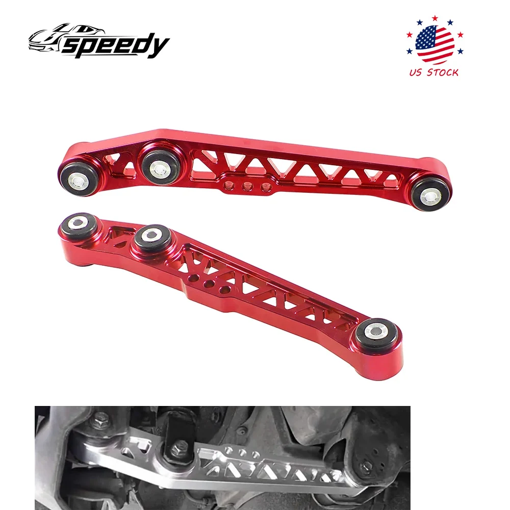 

F7 Billet Lower Control Arms Aluminum w/Bushing Relacement For 1994-2001 Acura Integra For 1988-1995 Honda Civic CRX Del-Sol