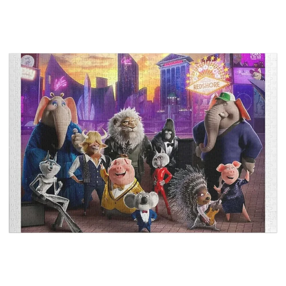 

Sing 2 Poster Jigsaw Puzzle Personalized Child Gift Customizeds For Kids Customizable Gift Custom Kids Toy Puzzle