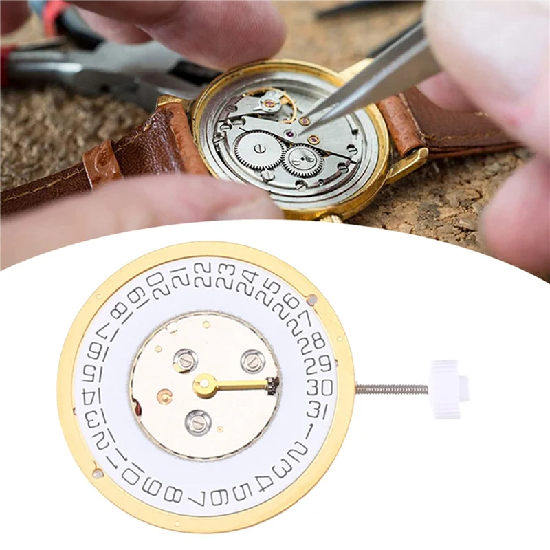 ABMF-2X كوارتز ساعة يد تعمل بالحركة اكسسوارات 6 جواهر ل ISA 220 ساعة يد تعمل بالحركة تاريخ الساعة 3 حركة تقويمية واحدة